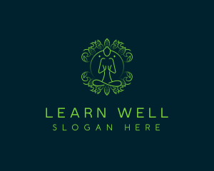 Yoga Wellness Nature logo design