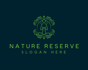 Yoga Wellness Nature logo design