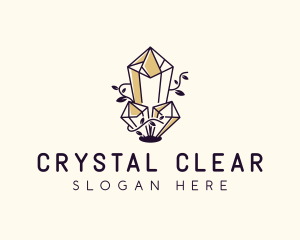 Luxe Crystal Souvenir logo design