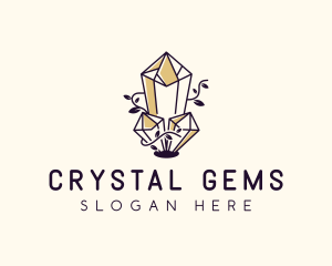 Luxe Crystal Souvenir logo design