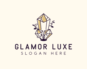 Luxe Crystal Souvenir logo design