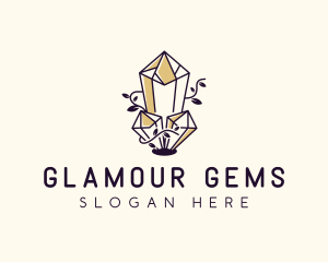 Luxe Crystal Souvenir logo design