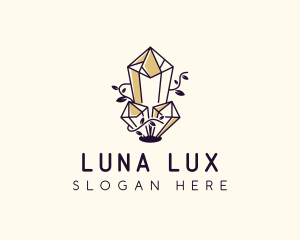 Luxe Crystal Souvenir logo design