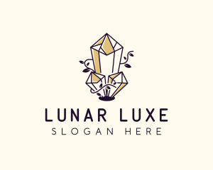 Luxe Crystal Souvenir logo design