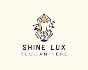 Luxe Crystal Souvenir logo design