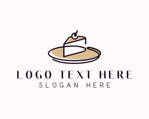 Cake Slice Dessert logo