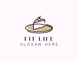 Cake Slice Dessert logo