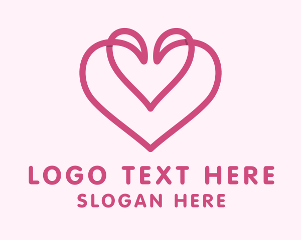 Pink logo example 4