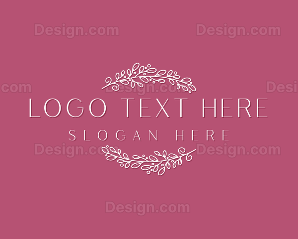 Floral Wedding Stylist Logo