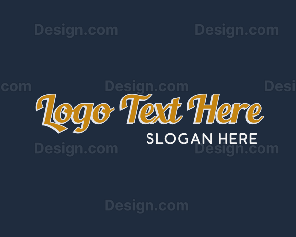 Quirky Cursive Wordmark Logo