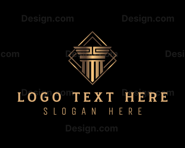 Architectural Column Pillar Logo