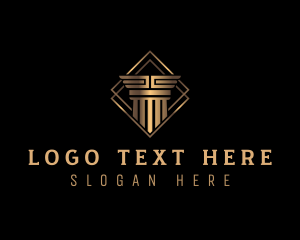 Architectural Column Pillar logo