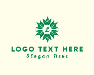 Leafy Plant Flower logo