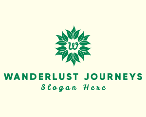 Leafy Plant Flower logo