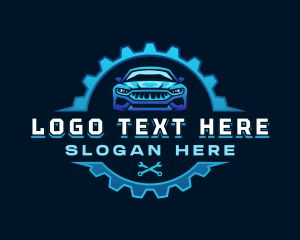 Automotive Car Gear logo