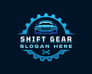 Automotive Car Gear logo design