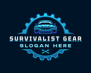 Automotive Car Gear logo design