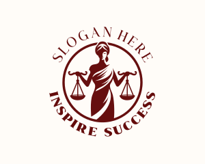 Justice Scales Woman logo