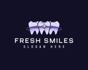 Teeth Dental Braces logo