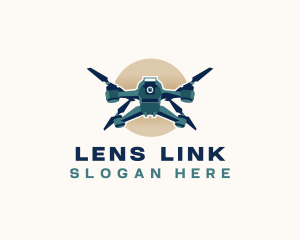 Drone Lens Technology logo design