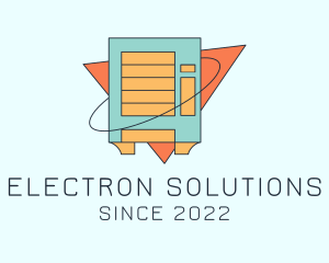 Multicolor Vending Electronics logo design