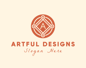 Luxurious Intricate Interior Designer logo design