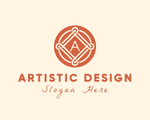 Luxurious Intricate Interior Designer logo design