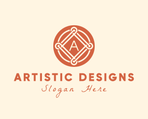 Luxurious Intricate Interior Designer logo design