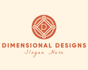 Luxurious Intricate Interior Designer logo design