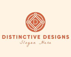 Luxurious Intricate Interior Designer logo design