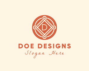 Luxurious Intricate Interior Designer logo design