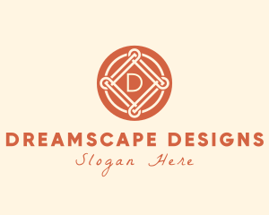 Luxurious Intricate Interior Designer logo design