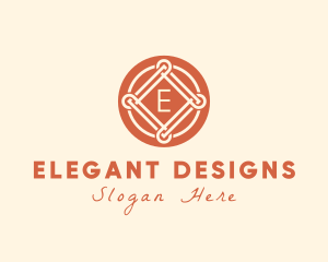 Luxurious Intricate Interior Designer logo design