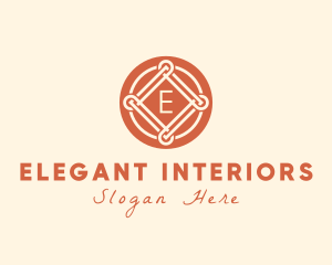 Luxurious Intricate Interior Designer logo design