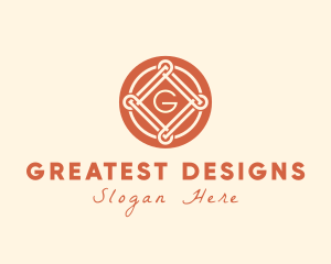 Luxurious Intricate Interior Designer logo design