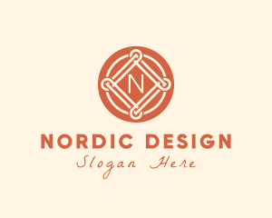 Luxurious Intricate Interior Designer logo design