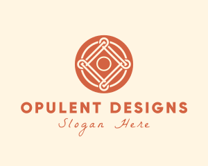 Luxurious Intricate Interior Designer logo design
