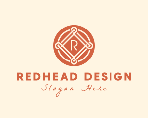 Luxurious Intricate Interior Designer logo design