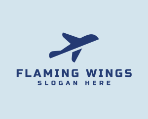 Plane Travel Flight logo design