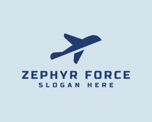 Plane Travel Flight logo design