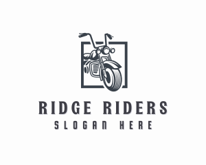 Motorcycle Motocross Biker logo design