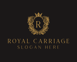 Royal Shield Crown Hotel logo design