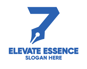 Pen Nib Seven Logo