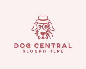 Dog Animal Detective logo design