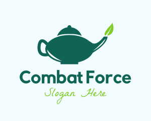 Organic Tea Pot  logo