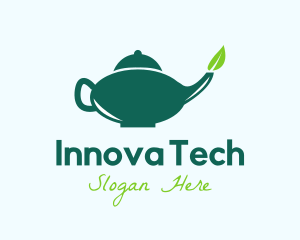 Organic Tea Pot  logo