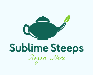 Organic Tea Pot  logo