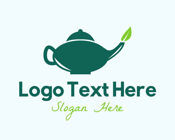 Organic Tea Pot  logo