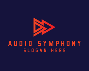 Fast Forward Audio  logo design