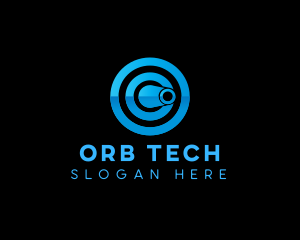 Cannon Digital Tech Letter O logo design